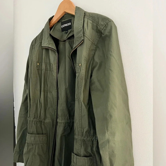 Express Womens Camouflage Jacket size S - Picture 2 of 11
